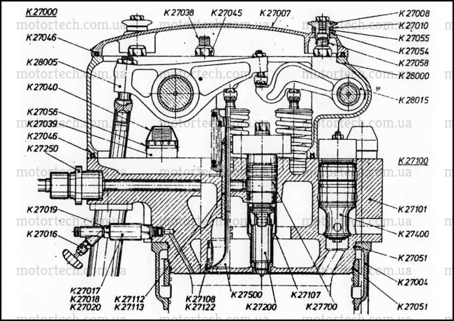 Кришка циліндра К 27000