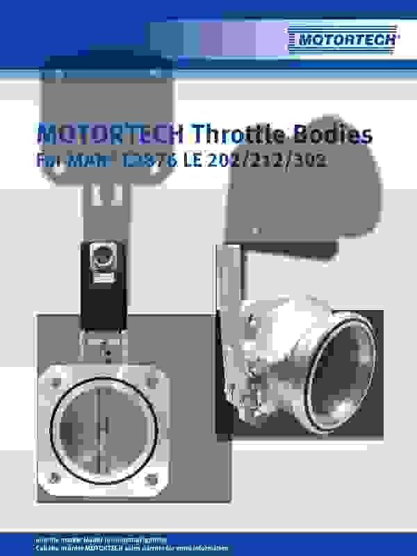 Дросельні заслінки MOTORTECH для MAN® E2876 LE 202/212/302